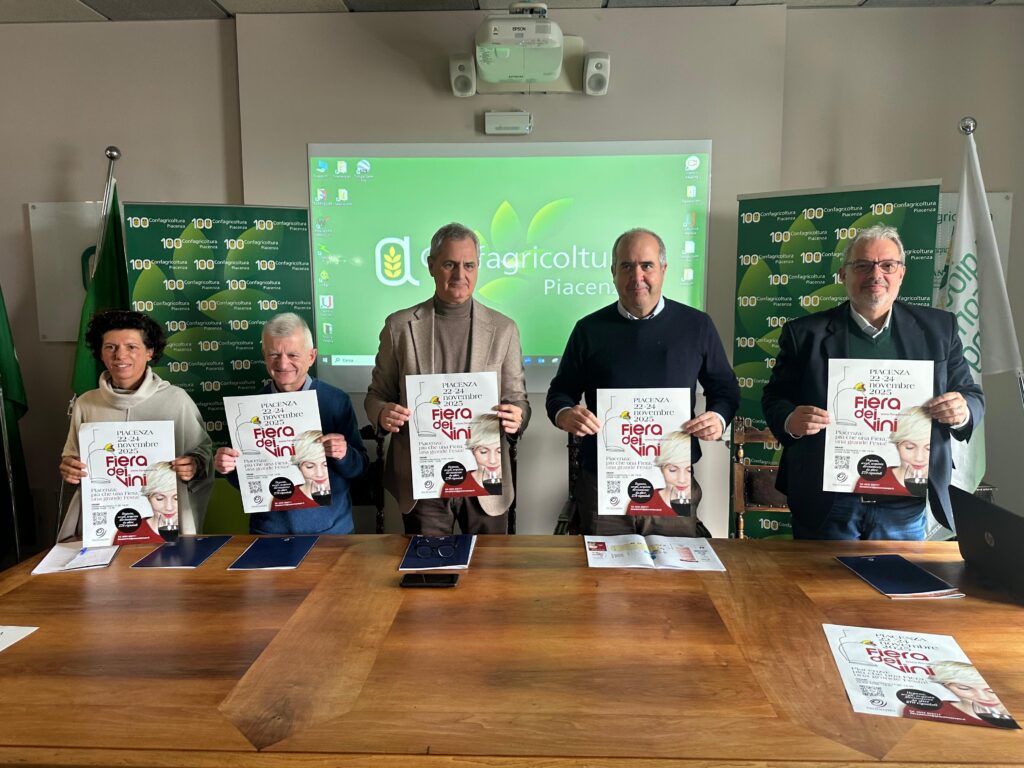 conferenza stampa FIERA DEI VINI 2025 Piacenza Expo